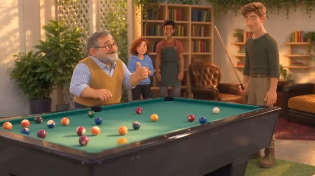 Een potje pool